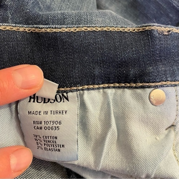 HUDSON Jeans Midrise Ankle Lilly Skinny Jeans size 28 - Picture 6 of 11